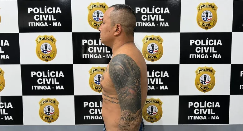 Foragido da justiça e suspeito de liderar facção criminosa no Amapá, preso no Maranhão (Foto/Reprodução)