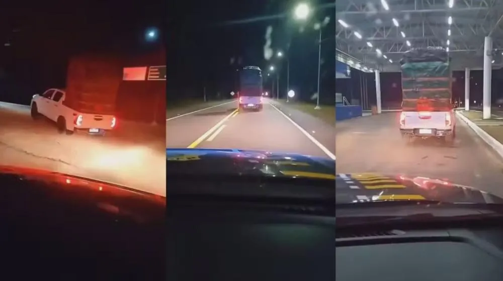 PRF flagra caminhonete com rebite e carga irregular na BR-156, no Amapá